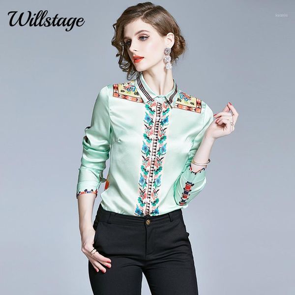 willstage light green shirts women long sleeve blouse floral pattern positioning printed lapel 2021 autumn spring clothes women's blous, White
willstage light green shirts women long sleeve blouse floral pattern positioning printed lapel 2021 autumn spring clothes women's blous, White