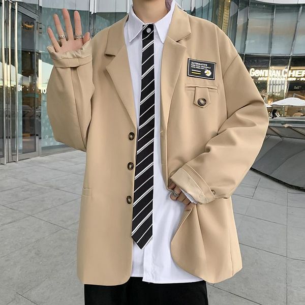 men's suits & blazers 2021 autumn small suit handsome and all-match hong kong style jacket korean version, White;black
men's suits & blazers 2021 autumn small suit handsome and all-match hong kong style jacket korean version, White;black