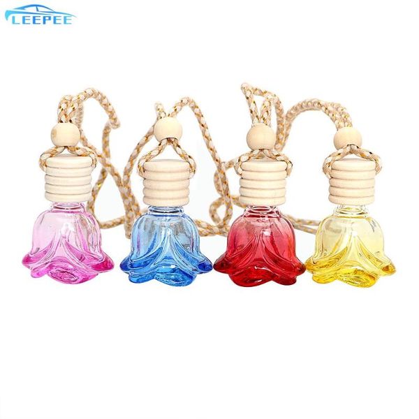 car air freshener flower shape hanging glass bottle perfume pendant for essential oils auto ornament car-styling
car air freshener flower shape hanging glass bottle perfume pendant for essential oils auto ornament car-styling