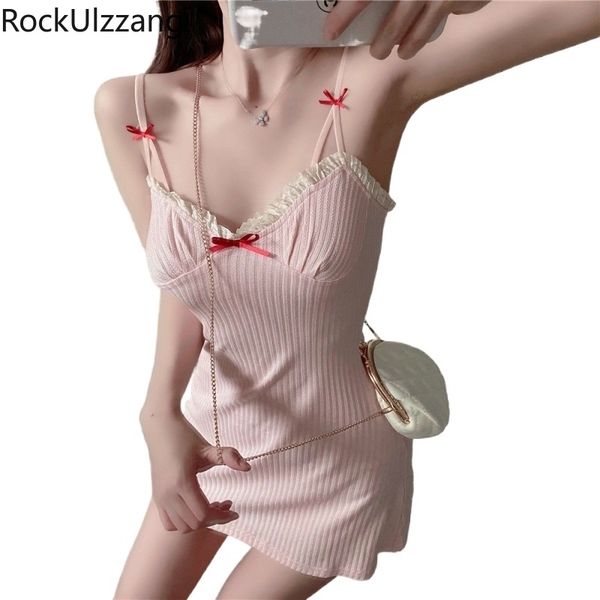 summer sweet lolita cute off shoulder bow strap frill ruffles neck long camis high waist bandage dresses korean party club 210308, Black
summer sweet lolita cute off shoulder bow strap frill ruffles neck long camis high waist bandage dresses korean party club 210308, Black