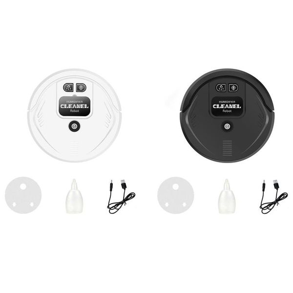 2 set uv disinfection smart sweeping robot vacuum cleaner floor auto suction sweeper usb rechargeable-white & black
2 set uv disinfection smart sweeping robot vacuum cleaner floor auto suction sweeper usb rechargeable-white & black
