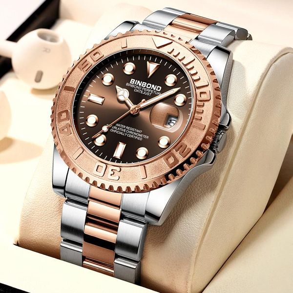 wristwatches men watches luminous waterproof stainless steel watch quartz date calendar business wristwatch reloj hombre, Slivery;brown
wristwatches men watches luminous waterproof stainless steel watch quartz date calendar business wristwatch reloj hombre, Slivery;brown