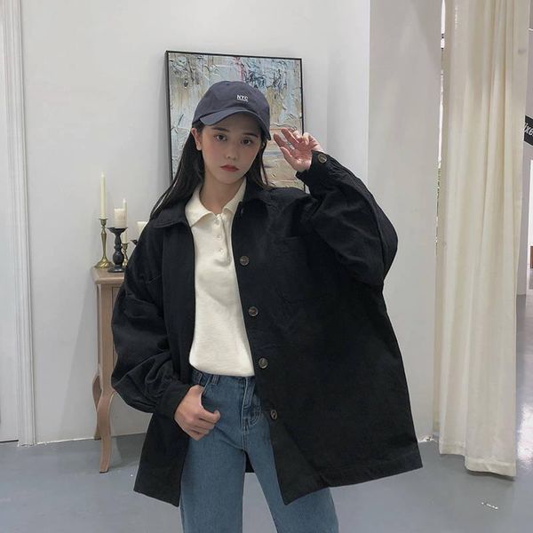 women's hoodies & sweatshirts korean streetwear harajuku black denim jacket oversized pockets women jeans jackets loose bf vintage casu
women's hoodies & sweatshirts korean streetwear harajuku black denim jacket oversized pockets women jeans jackets loose bf vintage casu