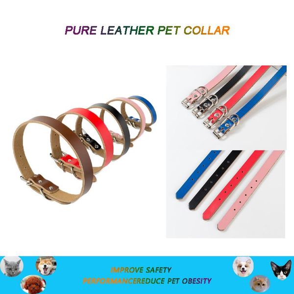 dog collars & leashes pure cowhide pet collar color adjustable soft and durable small medium large cat neck with supplies accessories
dog collars & leashes pure cowhide pet collar color adjustable soft and durable small medium large cat neck with supplies accessories