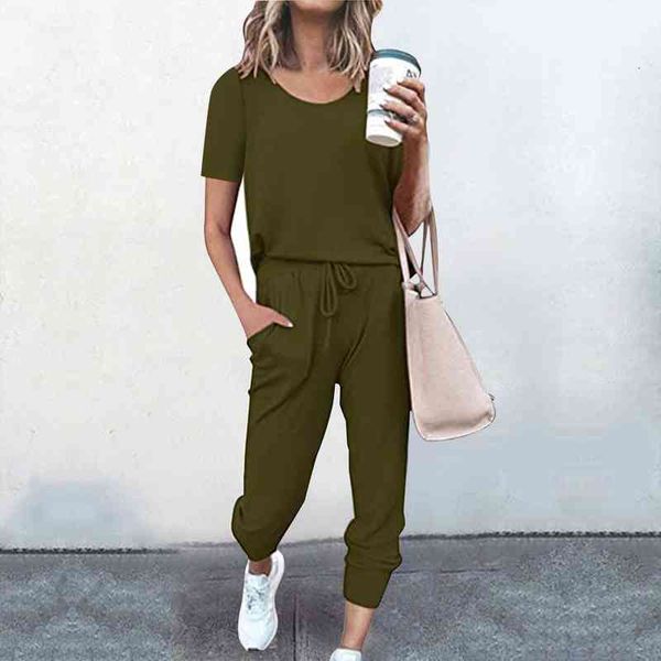 2pc tracksuits women pure color suit short sleeve leisure home sweatpants sets chandal mujer invierno ropa de mujer 40, White
2pc tracksuits women pure color suit short sleeve leisure home sweatpants sets chandal mujer invierno ropa de mujer 40, White