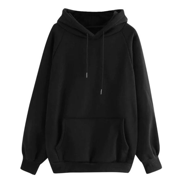 women's hoodies & sweatshirts casual solid color hooded pocket autumn long sleeve full pullover regular mujer womens sweatshirt 2021, Black 
women's hoodies & sweatshirts casual solid color hooded pocket autumn long sleeve full pullover regular mujer womens sweatshirt 2021, Black