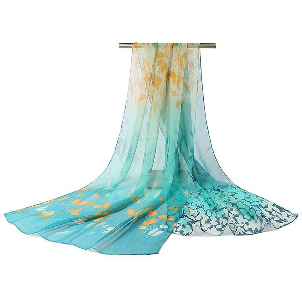 scarves 2021 womens spring fashion women thin long georgette silk shawl leaf print and 160*50cm, Blue;gray
scarves 2021 womens spring fashion women thin long georgette silk shawl leaf print and 160*50cm, Blue;gray