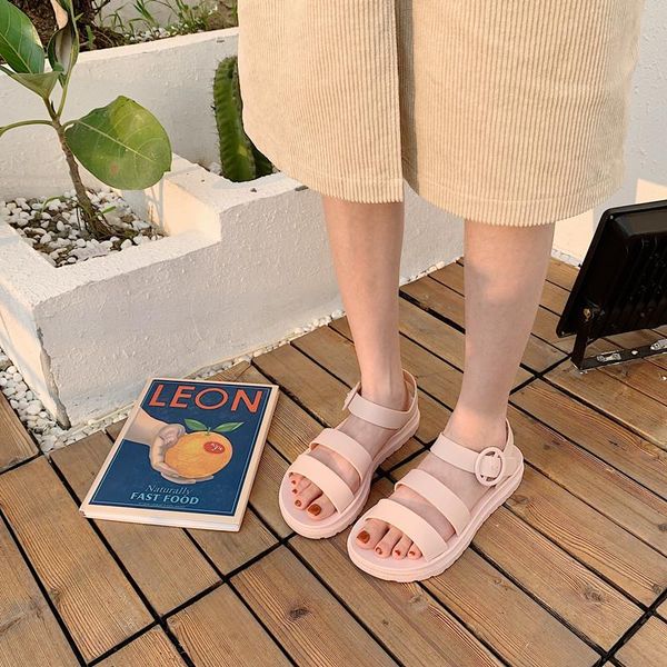 sandals thin strap pvc female low heels bottom for student simple roman fairy style jelly shoes beach vacation solid, Black
sandals thin strap pvc female low heels bottom for student simple roman fairy style jelly shoes beach vacation solid, Black
