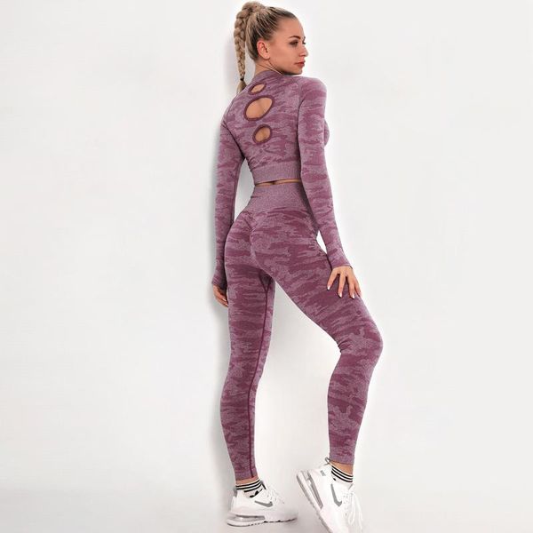 yoga outfit seamless camouflage suit women's high elastic fitness two-piece set pants workout leggings woman
yoga outfit seamless camouflage suit women's high elastic fitness two-piece set pants workout leggings woman