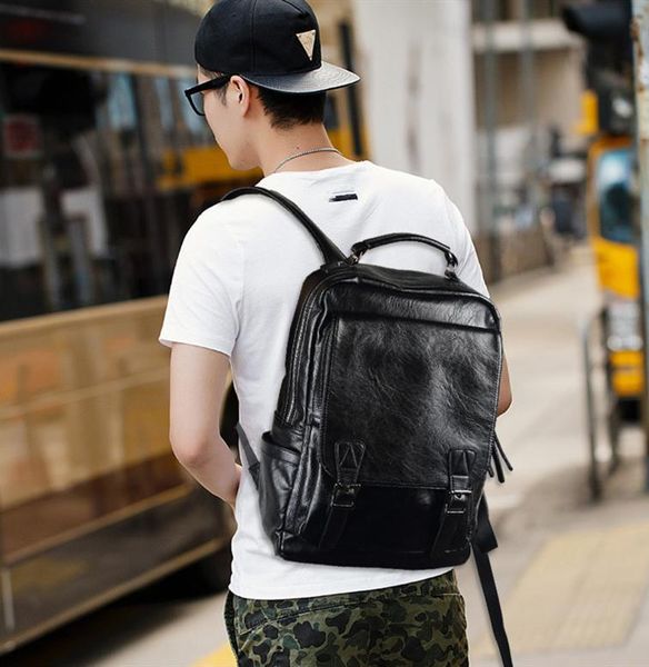 backpack men fashion waterproof antitheft business leather lapbag multi-functional travel and leisure
backpack men fashion waterproof antitheft business leather lapbag multi-functional travel and leisure