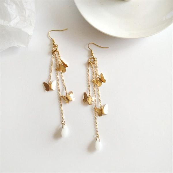 stud fashion temperament with female long chain bowknot earrings aesthetic creative lady jewelry accessories, Golden;silver
stud fashion temperament with female long chain bowknot earrings aesthetic creative lady jewelry accessories, Golden;silver