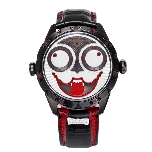 black vampire watch exclusive men mechanical watch leather luxury designer design joker wristwatches, Slivery;brown
black vampire watch exclusive men mechanical watch leather luxury designer design joker wristwatches, Slivery;brown