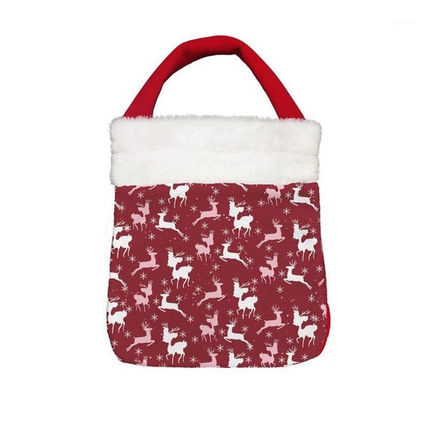 christmas decorations reindeer pattern bag with handle polyester gift bags small candy packing pouch 2021
christmas decorations reindeer pattern bag with handle polyester gift bags small candy packing pouch 2021