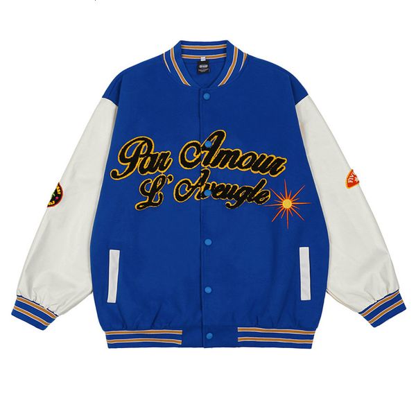 men's hoodies & sweatshirts arrival fashion casual short thick rib sleeve single breasted bomber jacket men embroidery baseball suit lo, Black
men's hoodies & sweatshirts arrival fashion casual short thick rib sleeve single breasted bomber jacket men embroidery baseball suit lo, Black