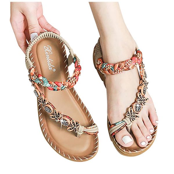 sandals women fashion crystal wedges shoes solid outdoor elastic band casual floral sandalias de las mujeres, Black
sandals women fashion crystal wedges shoes solid outdoor elastic band casual floral sandalias de las mujeres, Black