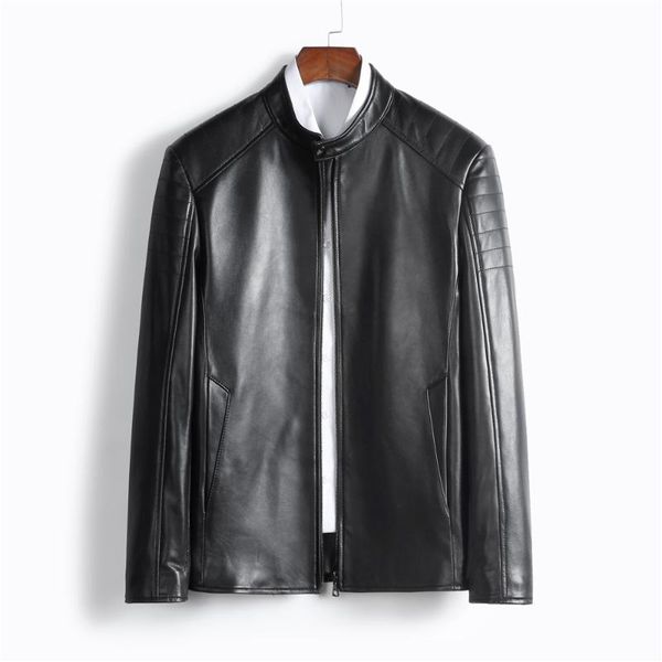 men's leather & faux 2021 casual genuine sheepskin clothes men autumn natural jacket good quality real coat, Black
men's leather & faux 2021 casual genuine sheepskin clothes men autumn natural jacket good quality real coat, Black