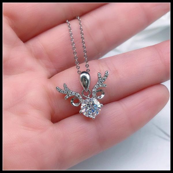 chains zircon necklace female copper plated white gold pendant clavicle chain, Silver
chains zircon necklace female copper plated white gold pendant clavicle chain, Silver
