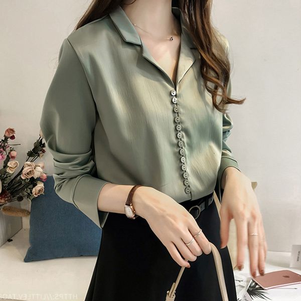 2021 new silk long sleeve shirts spring solid color women shirt blouses plus size fashion loose soft female lj2258 ml72, Black
2021 new silk long sleeve shirts spring solid color women shirt blouses plus size fashion loose soft female lj2258 ml72, Black