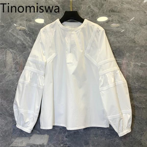 women's blouses & shirts tinomiswa vintage white women o neck casual long sleeve pure color loose autumn korean style arrival
women's blouses & shirts tinomiswa vintage white women o neck casual long sleeve pure color loose autumn korean style arrival