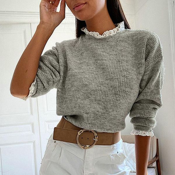 women's hoodies & sweatshirts shirt knitting lace long sleeve flouncing cuff loose elastic party fall warm pullover, Black
women's hoodies & sweatshirts shirt knitting lace long sleeve flouncing cuff loose elastic party fall warm pullover, Black