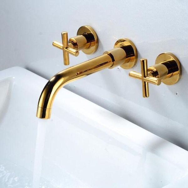 and cold water bathroom basin faucet wall mount mixer sink tap wash basin swivel golden brass bathtub faucet
and cold water bathroom basin faucet wall mount mixer sink tap wash basin swivel golden brass bathtub faucet