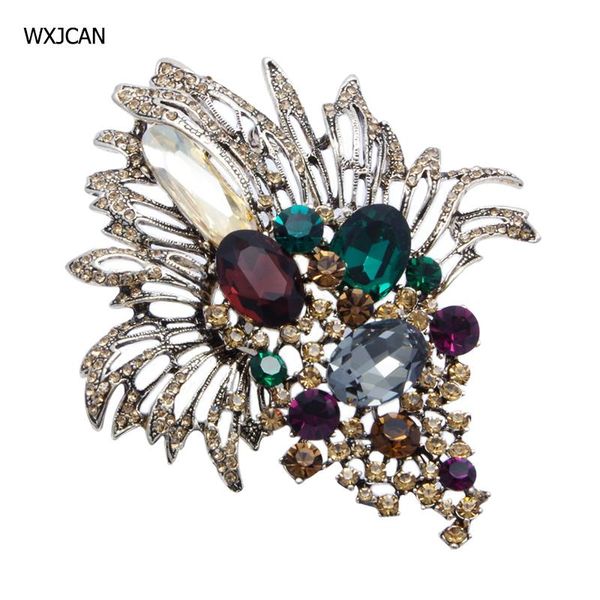 pins, brooches wxjcan luxury vintage large brooch women winter coat rhinestone and glass jewelry size 97mm*82mm, Gray
pins, brooches wxjcan luxury vintage large brooch women winter coat rhinestone and glass jewelry size 97mm*82mm, Gray