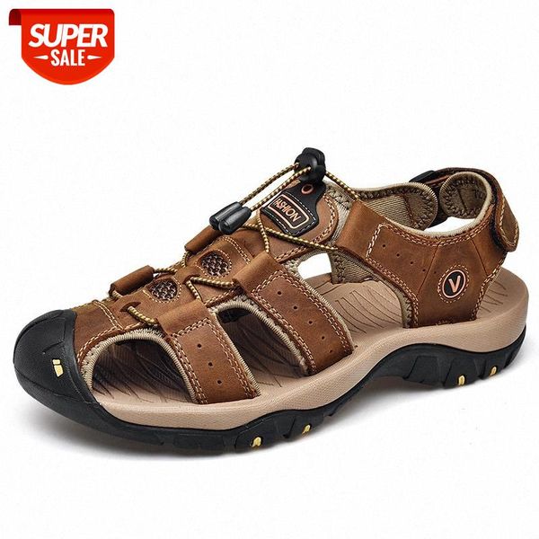 genuine leather men's shoes summer men sandals fashion beach non-slip sneakers roman soft man causal shoes big size 38-48 #rf2f, Black
genuine leather men's shoes summer men sandals fashion beach non-slip sneakers roman soft man causal shoes big size 38-48 #rf2f, Black
