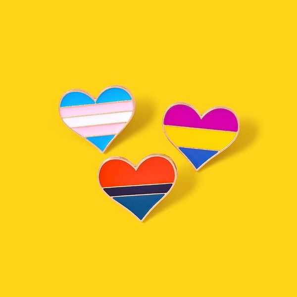 pins, brooches creative love brooch exquisite heart-shaped rainbow badge pin enamel backpack lapel hat jewelry gifts for lover, Gray
pins, brooches creative love brooch exquisite heart-shaped rainbow badge pin enamel backpack lapel hat jewelry gifts for lover, Gray