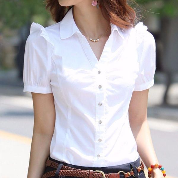 2021 spring summer women office shirt lady formal button down short sleeve school blouse cotton soft casual white plus size
2021 spring summer women office shirt lady formal button down short sleeve school blouse cotton soft casual white plus size