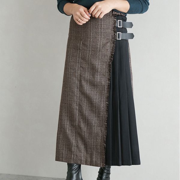 2021 new women's plaid pleated skirt, autumn winter series, retro fashion, yuppie sewing, contrast color cxwe, Black
2021 new women's plaid pleated skirt, autumn winter series, retro fashion, yuppie sewing, contrast color cxwe, Black