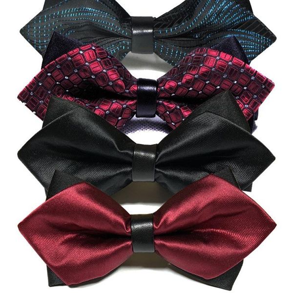 bow ties 2021 men's tie sharp corner korean polyester silk men accessories for, Black;gray
bow ties 2021 men's tie sharp corner korean polyester silk men accessories for, Black;gray