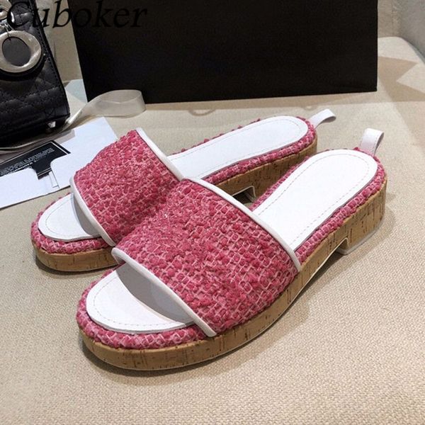 official website 70% off outlet luxury brand summer women platform slippers peep toe knitting slides ladies flat shoes beach vacation woman, Black
official website 70% off outlet luxury brand summer women platform slippers peep toe knitting slides ladies flat shoes beach vacation woman, Black