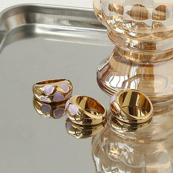wedding rings hyperbole gold color cute purple love heart pattern geometric round metal ring for women girls 2021 trendy jewelry gifts, Slivery;golden
wedding rings hyperbole gold color cute purple love heart pattern geometric round metal ring for women girls 2021 trendy jewelry gifts, Slivery;golden