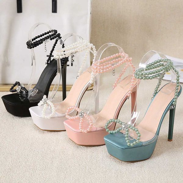 classic luxury designer 2022 summer new women's fashion square head waterproof platform transparent film bow beaded high heel sandals p, Black
classic luxury designer 2022 summer new women's fashion square head waterproof platform transparent film bow beaded high heel sandals p, Black