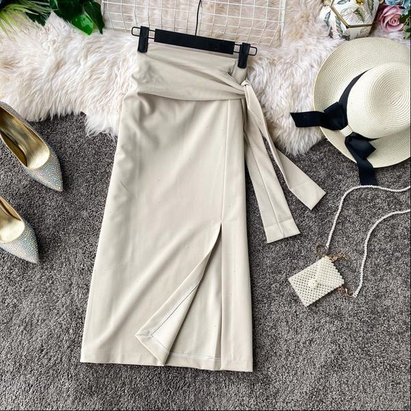summer lady one step office skirt 2021 spring new wild slit skirt female mid length high waist womens casual skirts female, Black
summer lady one step office skirt 2021 spring new wild slit skirt female mid length high waist womens casual skirts female, Black