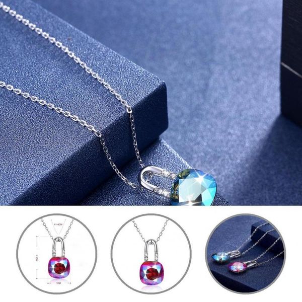pendant necklaces female fashion 925 silver faux crystal necklace jewelry light weight for party
pendant necklaces female fashion 925 silver faux crystal necklace jewelry light weight for party