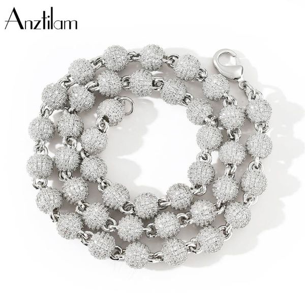 link, chain 8mm high-quality gold silver color copper round bead bracelet & necklace bling + cubic zirconia long choker for men, Black
link, chain 8mm high-quality gold silver color copper round bead bracelet & necklace bling + cubic zirconia long choker for men, Black