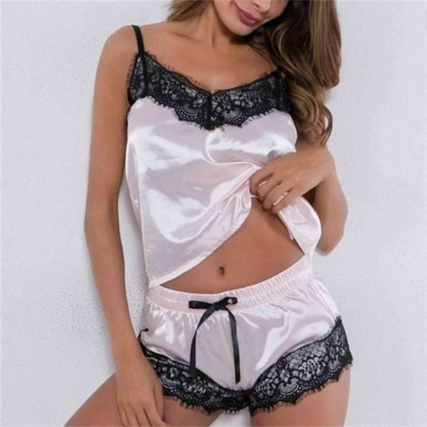 summer pajama set solid womens sleepwears adjustable strap cami shorts satin pajamas female nightwear home clothes suit, Black;red
summer pajama set solid womens sleepwears adjustable strap cami shorts satin pajamas female nightwear home clothes suit, Black;red