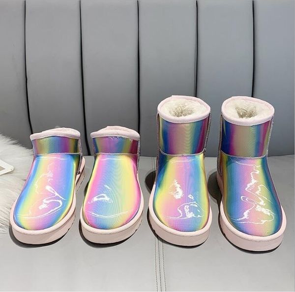 boots color snow women's fur one 2021 winter waterproof non-slip one-step thick short tube cotton shoes, Black
boots color snow women's fur one 2021 winter waterproof non-slip one-step thick short tube cotton shoes, Black