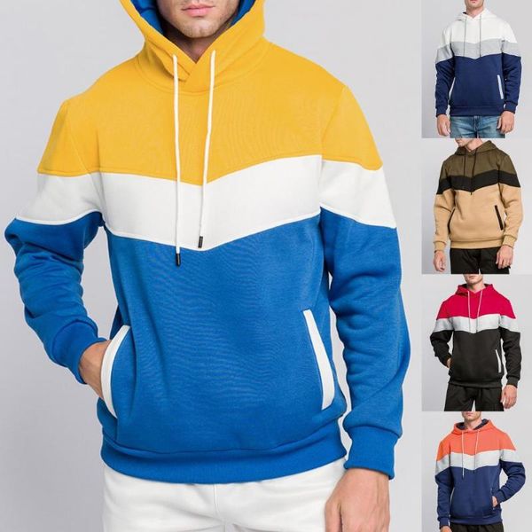 men's hoodies & sweatshirts 2021 fashion men women long sleeve color block pockets hoodie thick sport hooded sweatshirt, Black
men's hoodies & sweatshirts 2021 fashion men women long sleeve color block pockets hoodie thick sport hooded sweatshirt, Black