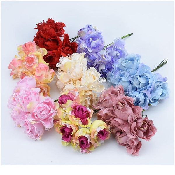 6pcs decorative flowers wreaths home decoration accessories silk roses vases for household products diy gifts artificial jllqfm
6pcs decorative flowers wreaths home decoration accessories silk roses vases for household products diy gifts artificial jllqfm