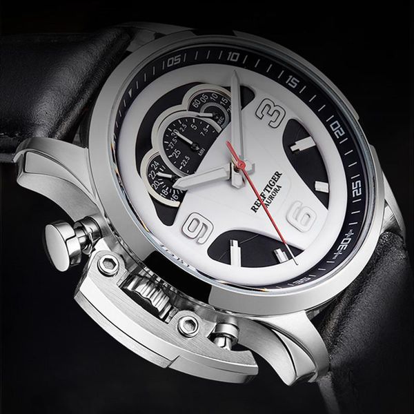 wristwatches 2021 reef tiger/rt brand men sport watches quartz genuine leather waterproof resistant chronograph swatch relogio, Slivery;brown
wristwatches 2021 reef tiger/rt brand men sport watches quartz genuine leather waterproof resistant chronograph swatch relogio, Slivery;brown