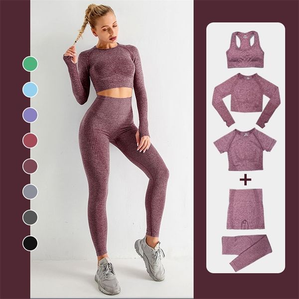 seamless yoga suit breathable leggings for fitness suite long solid color tracksuit running wear short women's sportswear set 210802, Gray
seamless yoga suit breathable leggings for fitness suite long solid color tracksuit running wear short women's sportswear set 210802, Gray