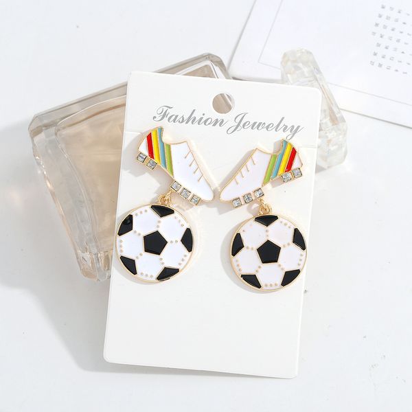 european fashion jewelry football shoes oiling party gift metal diamond earrings, Silver
european fashion jewelry football shoes oiling party gift metal diamond earrings, Silver