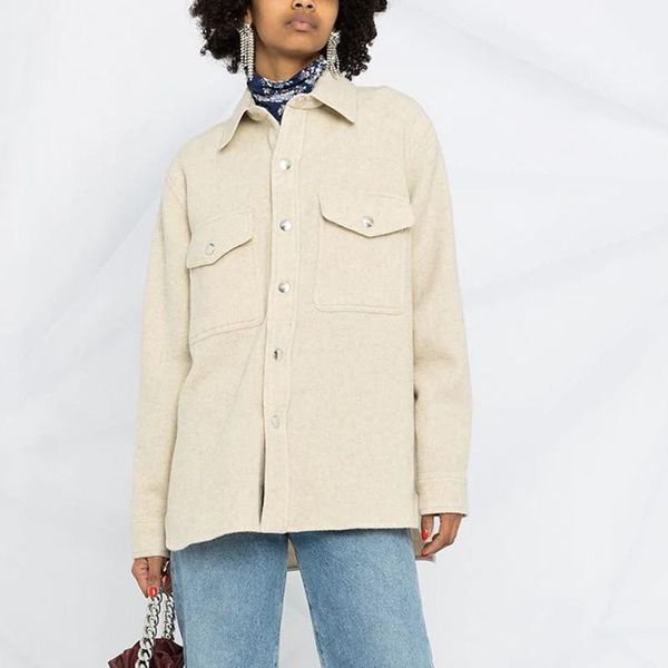 women's jackets large pocket jacket single breasted long sleeve woolen turn-down collars simple ladies solid color coats autumn, Black;brown
women's jackets large pocket jacket single breasted long sleeve woolen turn-down collars simple ladies solid color coats autumn, Black;brown