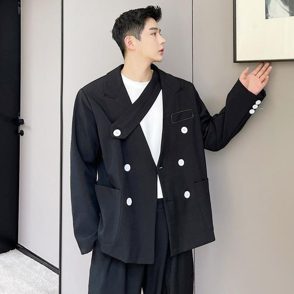 men's suits & blazers casual suit korean minority design sense black coat ruffian handsome net red senior small spring and autumn, White;black
men's suits & blazers casual suit korean minority design sense black coat ruffian handsome net red senior small spring and autumn, White;black