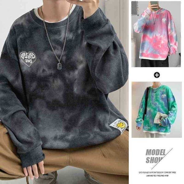 2021 large striped t-shirt men's spring and ins trend versatile loose long sleeve autumn clothes bottomed sweater, Black
2021 large striped t-shirt men's spring and ins trend versatile loose long sleeve autumn clothes bottomed sweater, Black