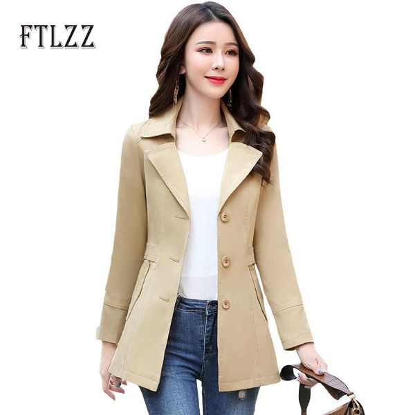 women's trench coats women fashion slim coat 2021 spring autumn turndown collar black windbreaker korean woman single breasted overcoat, Tan;black
women's trench coats women fashion slim coat 2021 spring autumn turndown collar black windbreaker korean woman single breasted overcoat, Tan;black