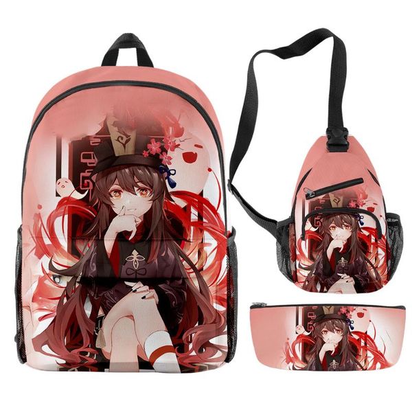 backpack genshin impact hutao 3pcs/set boys girls primary middle school students cosplay schoolbag chest bag pencil case
backpack genshin impact hutao 3pcs/set boys girls primary middle school students cosplay schoolbag chest bag pencil case