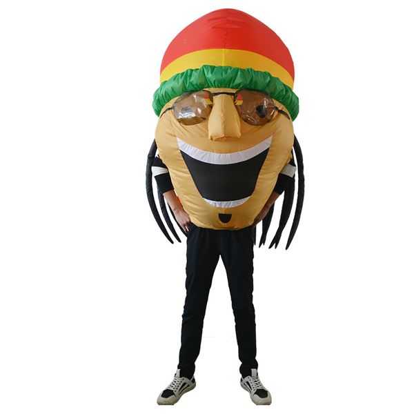 mascot costumes sunglasses jamaican singer exotic mascot inflatable costume suit christmas halloween birthday easter carnival, Red;yellow
mascot costumes sunglasses jamaican singer exotic mascot inflatable costume suit christmas halloween birthday easter carnival, Red;yellow